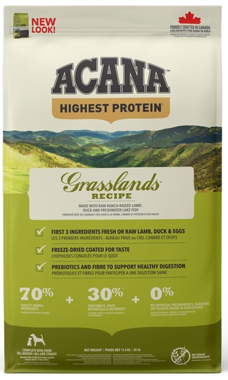 Acana Highest Protein Grasslands Dog 11